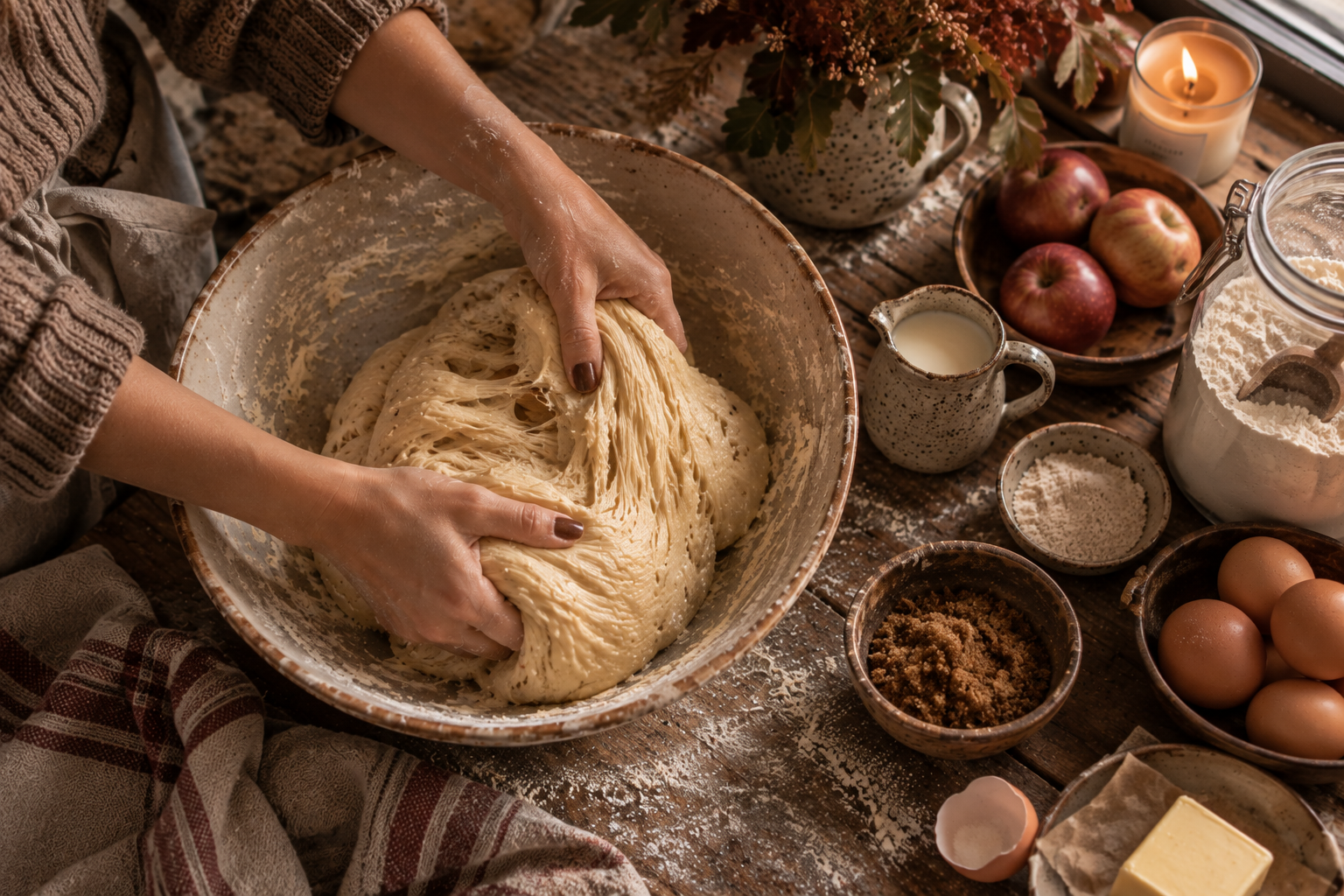Fall cooking, cinnamon brioche