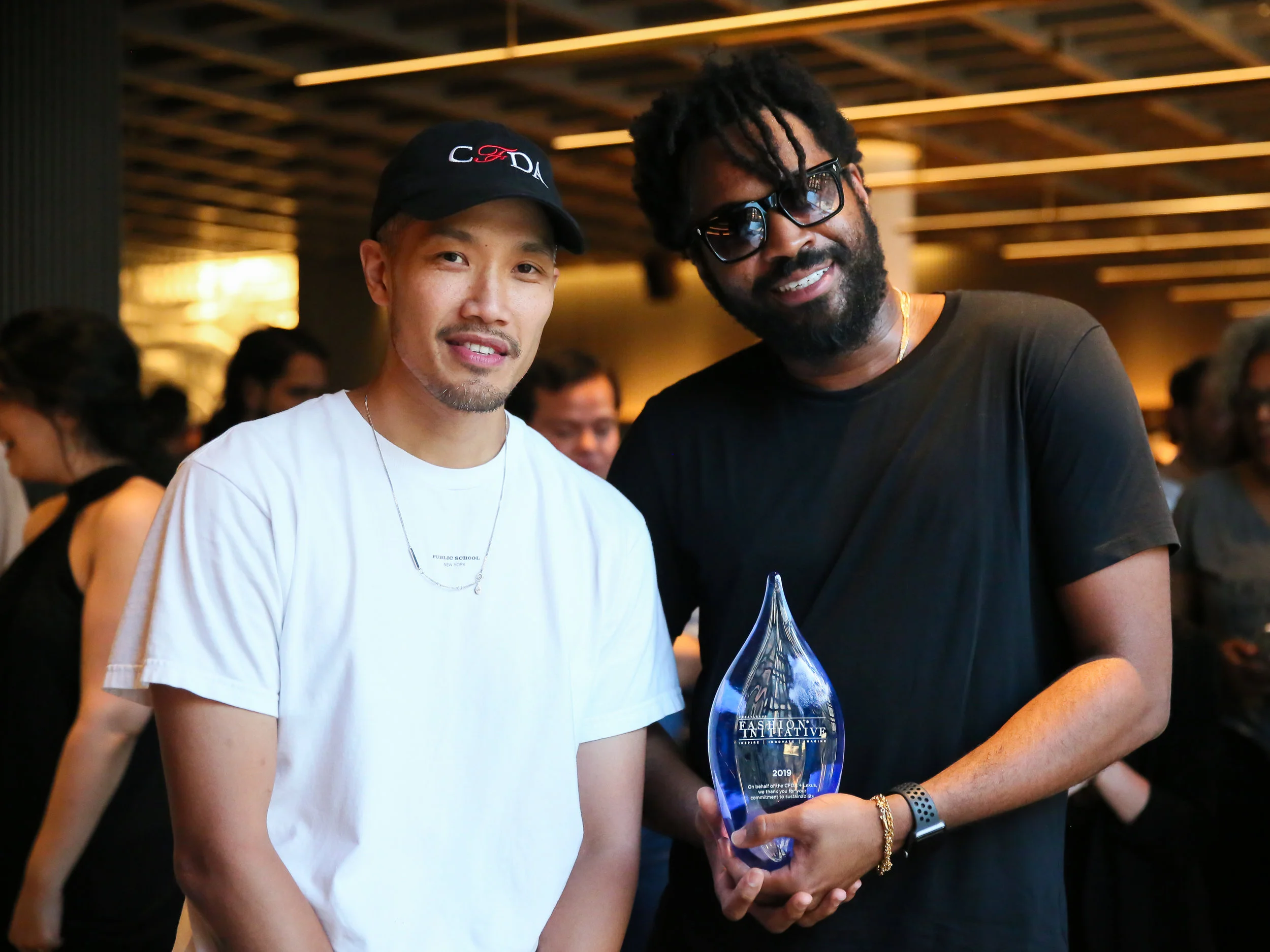 Dao-Yi Chow + Maxwell Osborne, founders of Public School and winners of the 2019 CFDA + Lexus Fashion* Initiative 3.0