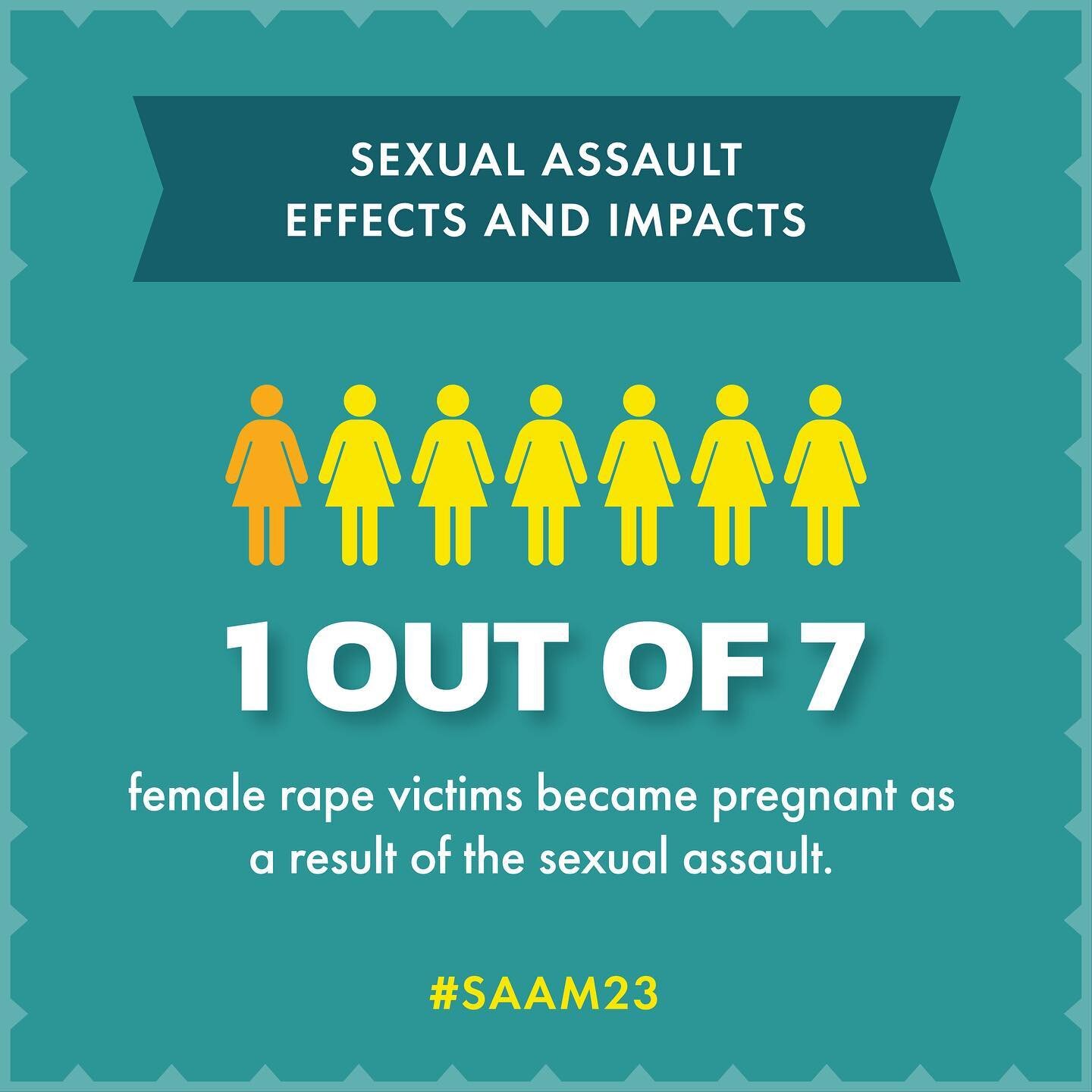 Sexual assaults are a traumatic experience for those that experience them. Some of the effects and impacts may include pregnancy or injuries as a result of the assault. Supporting survivors after sexual violence is important to their healing journey 