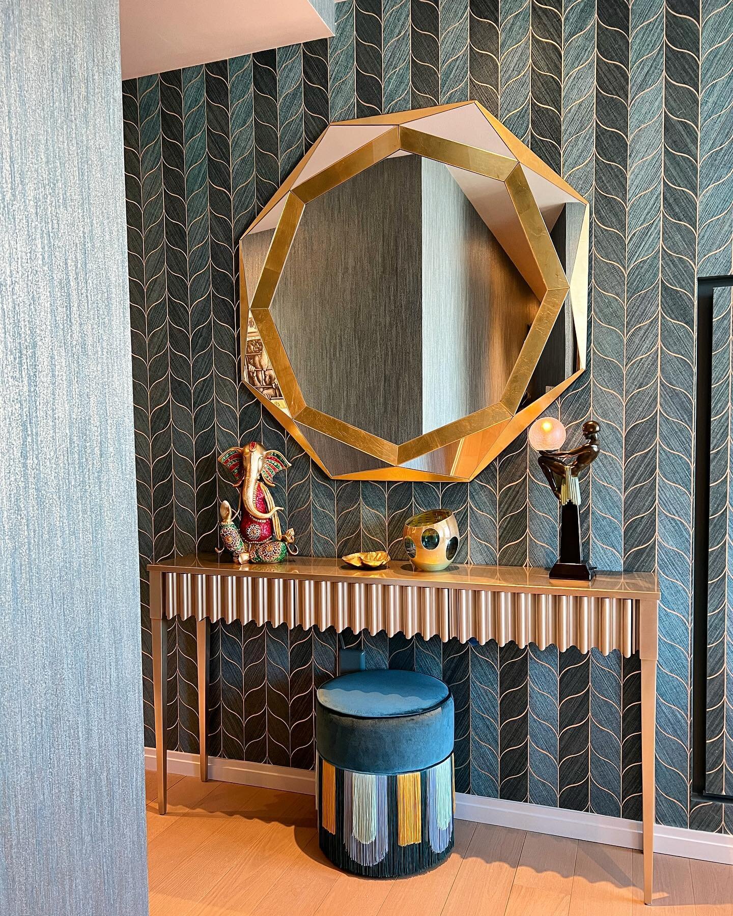 Dreaming in Teal! When I started on this project my clients told me they wanted, &ldquo;art deco, bold colors, no neutrals and lots of pattern!&rdquo; I&rsquo;m so thankful that they trusted me in creating a beautiful and exciting design for their No