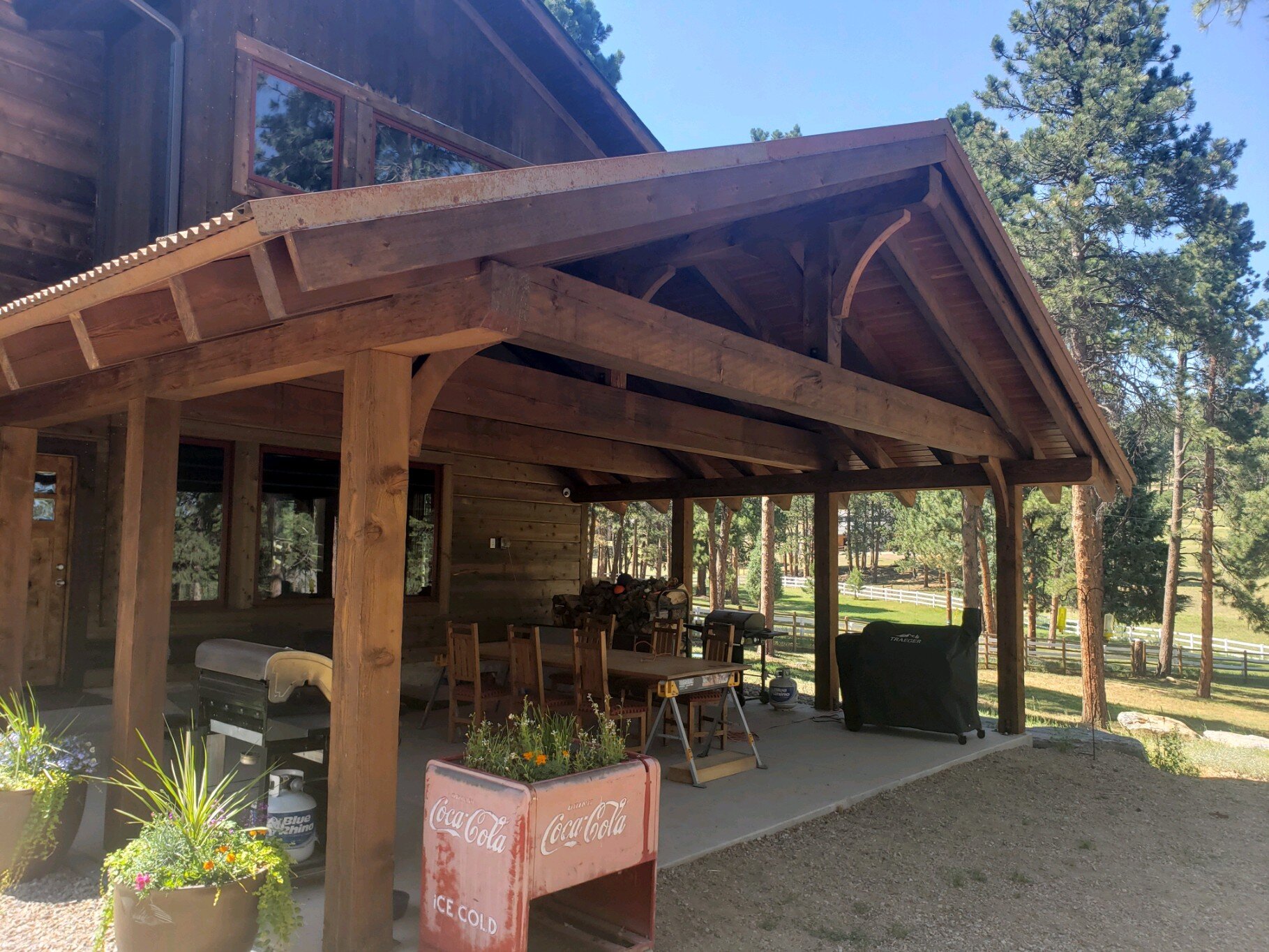 Timber and Rustic Mountain Remodel