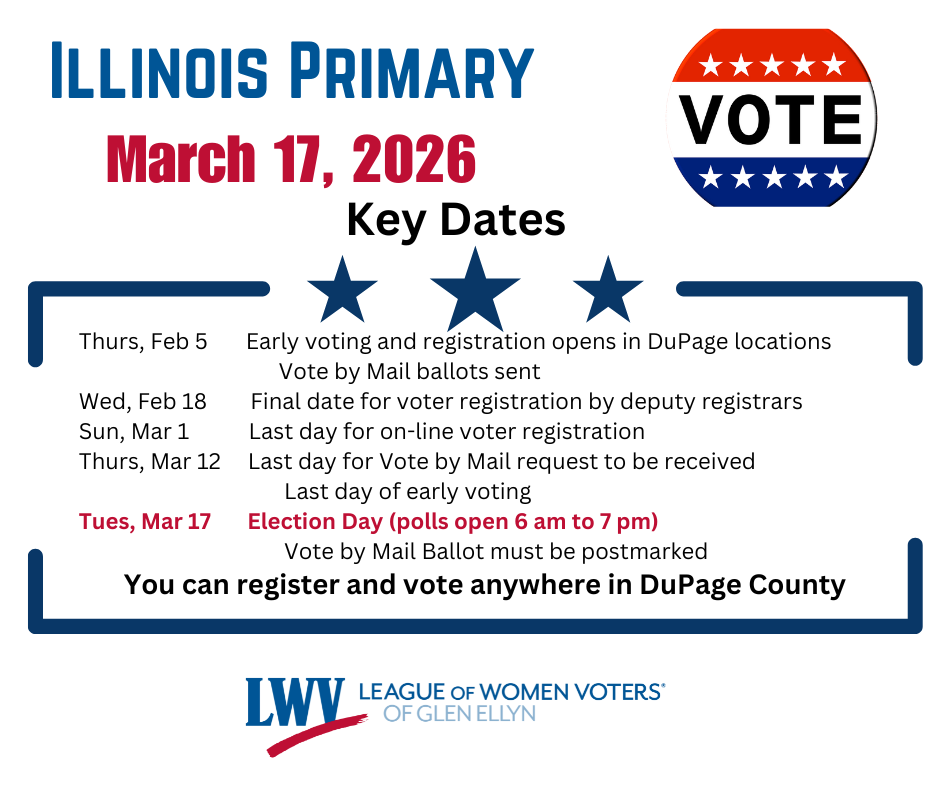 2026 Election Info — League of Women Voters | Glen Ellyn | Illinois