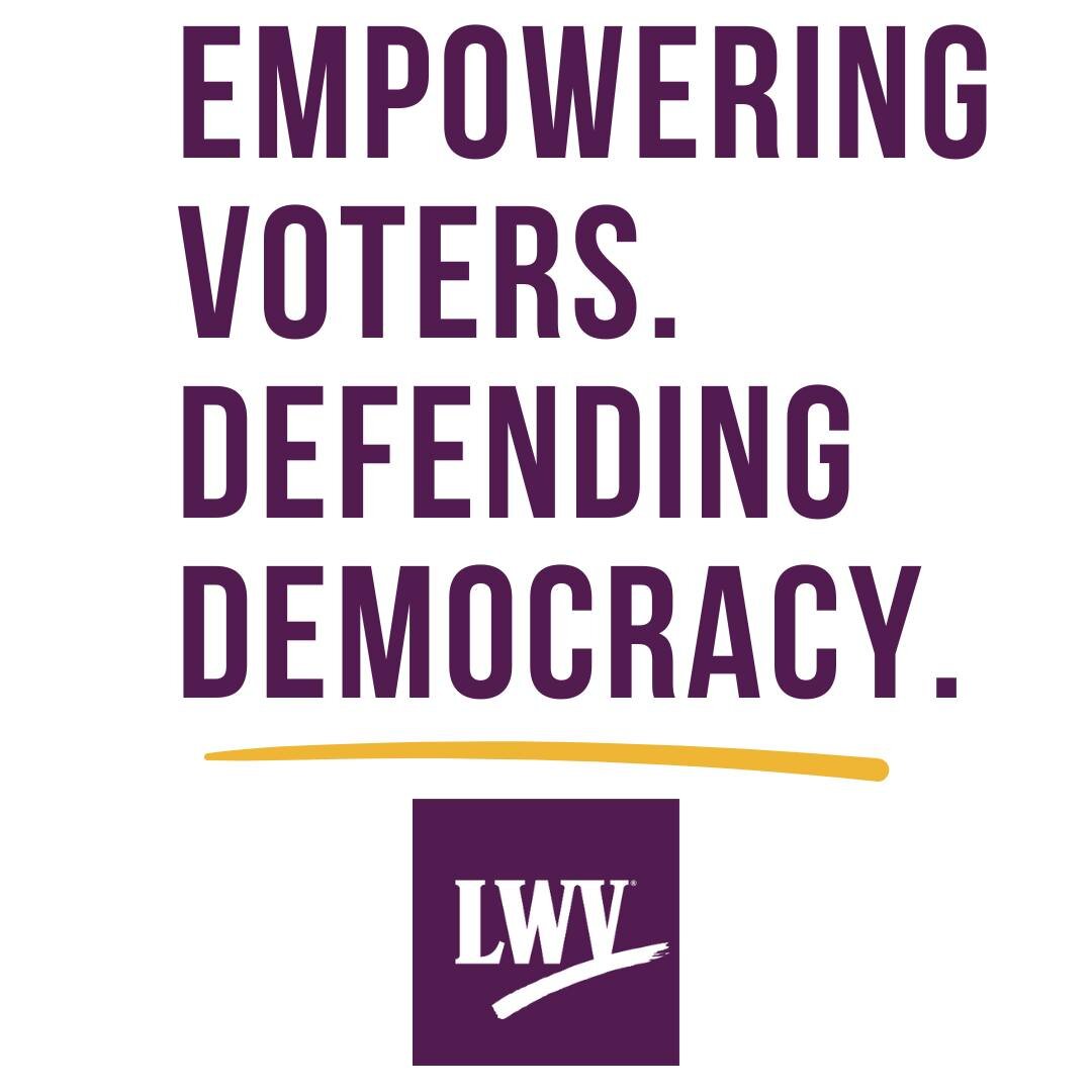 We are heading into a big election year and democracy needs defending! Why not join the League right here in Glen Ellyn and lend a hand? We register voters, hold candidate forums to educate and empower voters, and create platforms for residents to he