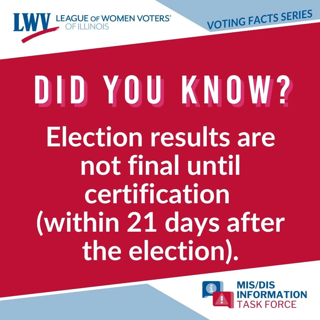 The certification process ensures every legally-cast vote counts!