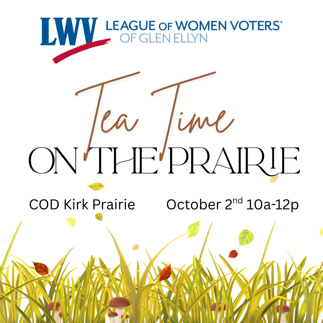 Tea Time on the Prairie at COD Kirk Prairie