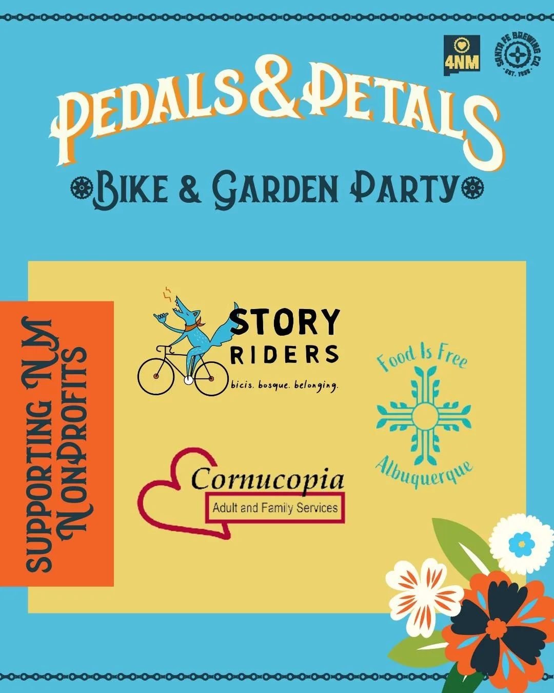 🌸🚲🌸 Pedals &amp; Petals 🌸🚲🌸 A bike &amp; garden party to help support your favorite outdoor educators. Come ride bikes and hang out with us on Saturday 3/23! We'll be raffling off some good stuff, playing some fun games, fixing bikes, and talki