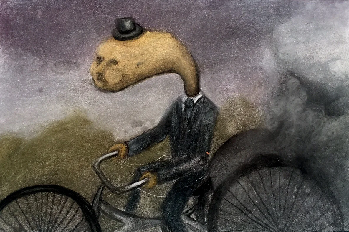 Herburt on bike