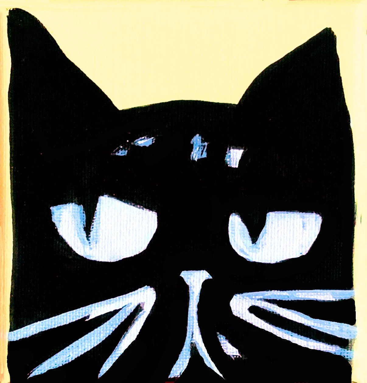 Lil Black Cat Portrait