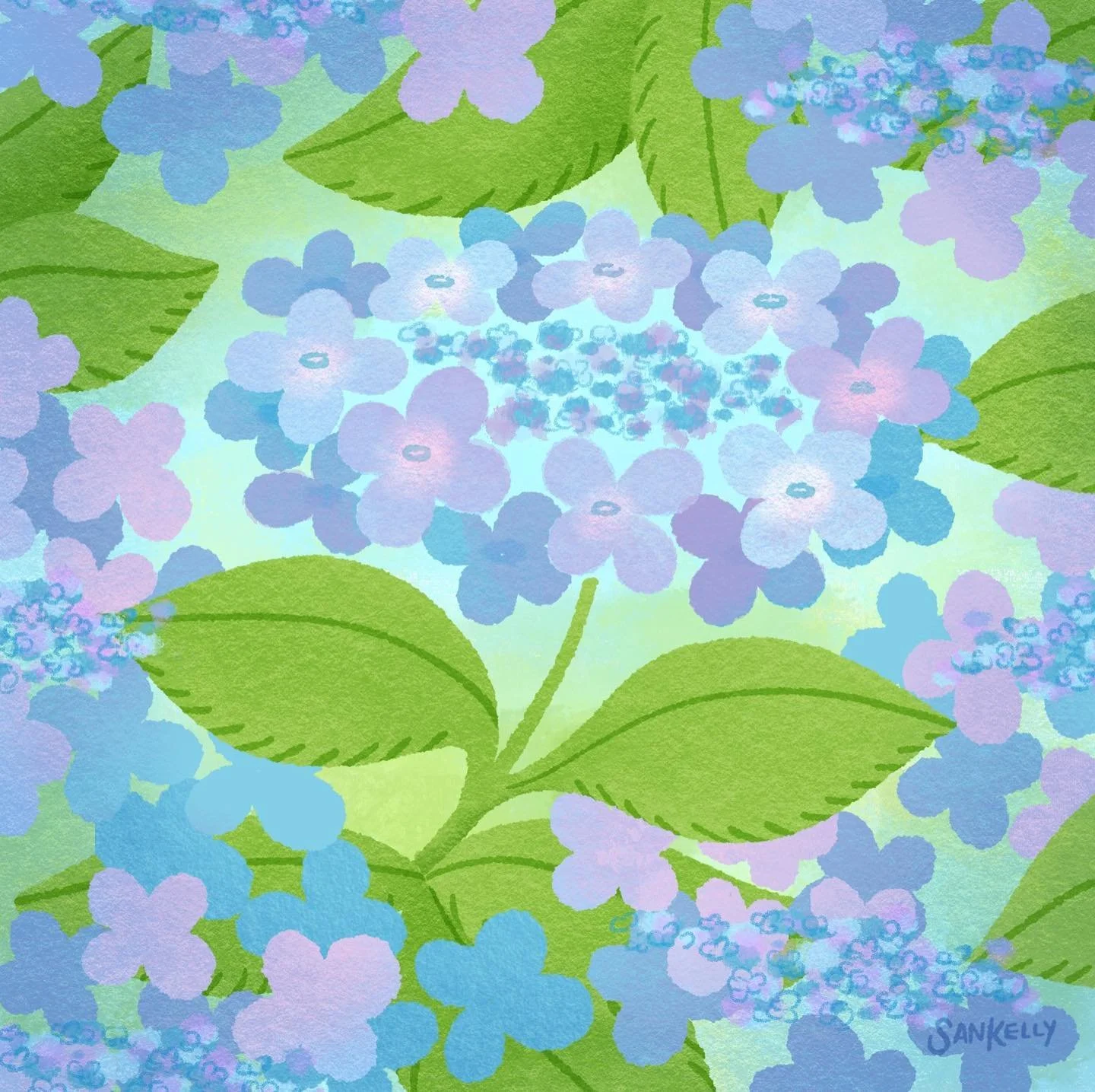 Hydrangeas 🩵💜🩷 Mine didn&rsquo;t bloom as well this year but I did get a few nice pictures! 🌸