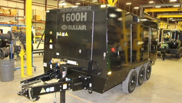 Sullair's 1,000th remanufactured compressor will be presented to Energy Rentals Solutions Caterpillar.