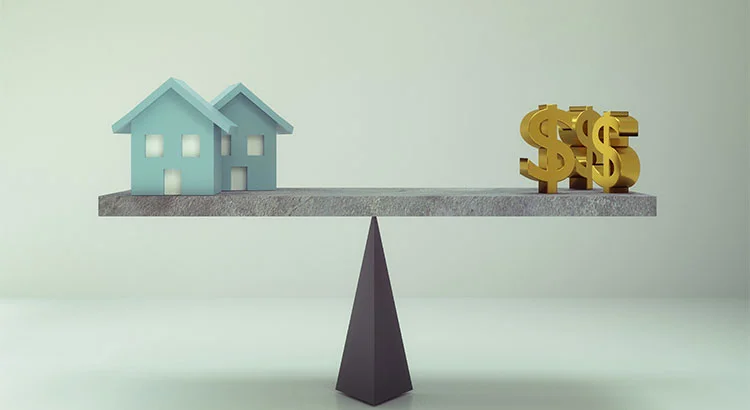 Scale between house and dollars