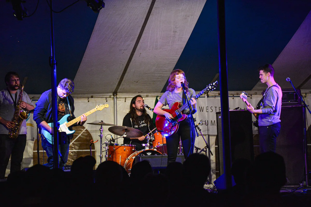We got the Megan Nash 6-Piece Chicken Nugget Meal Band back together for the Firelight Festival in Swift Current. Photo courtesy of Western Canada Summer Games.