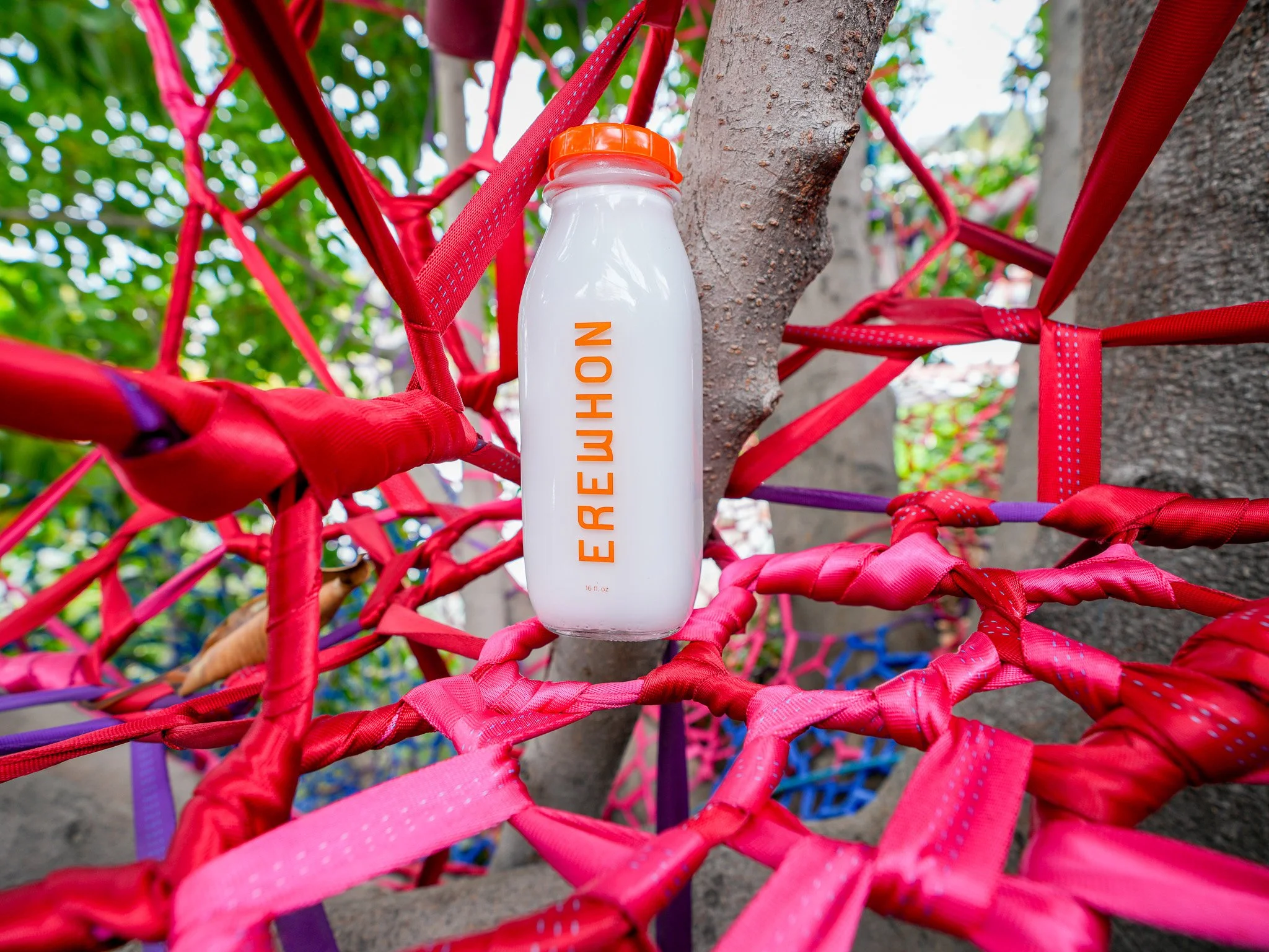 Of course we can't work without our coconut milk from Erewhon