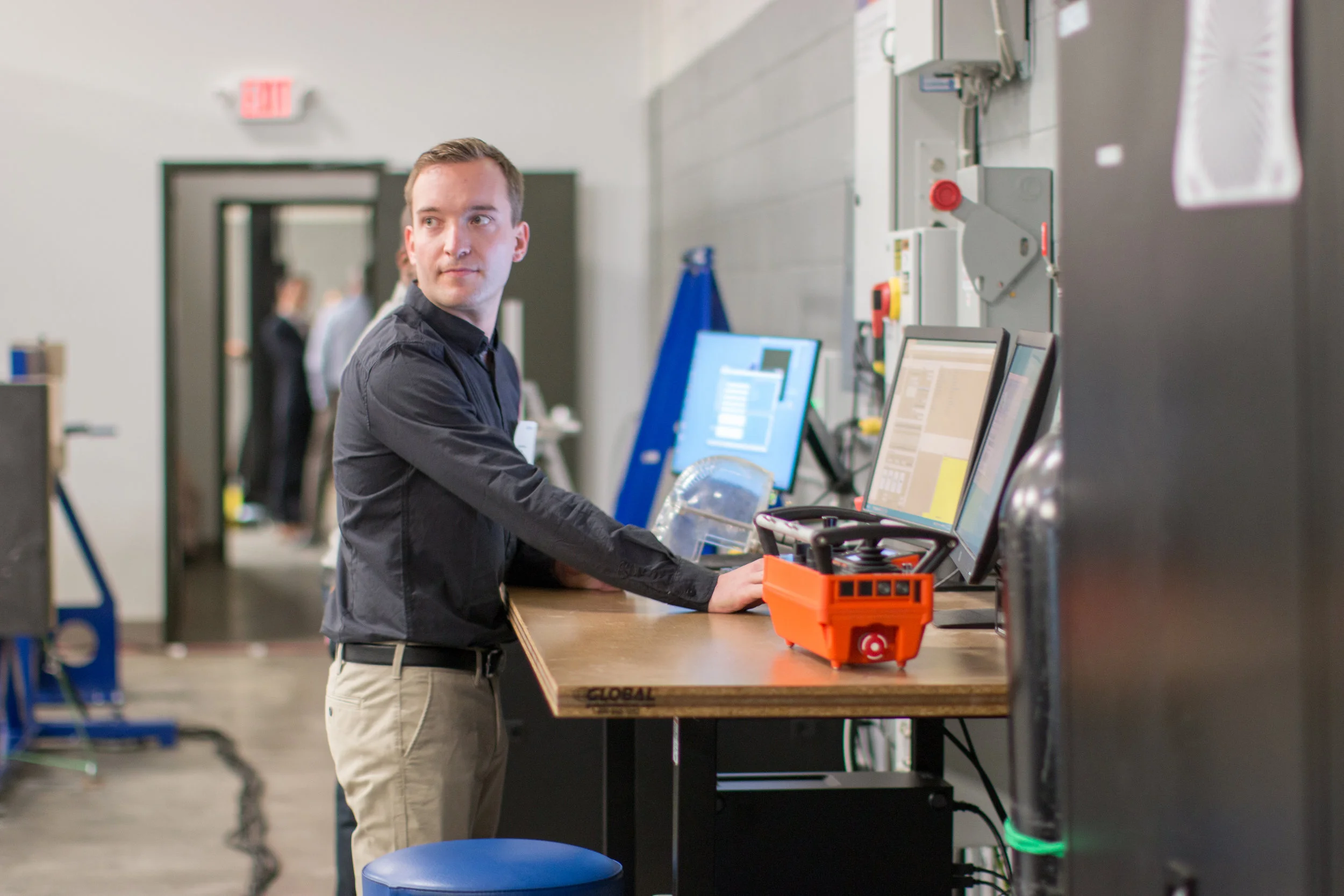 The Center’s testing department focuses on pedestrian protection, airbag testing and interior testing. 