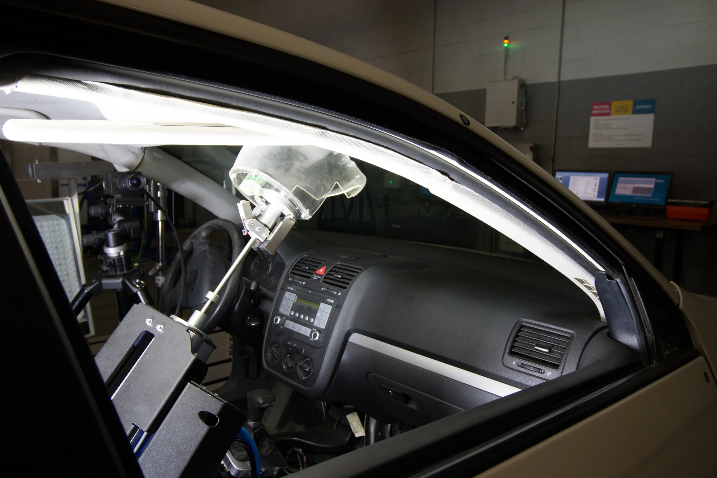 Passive Safety Testing in Action