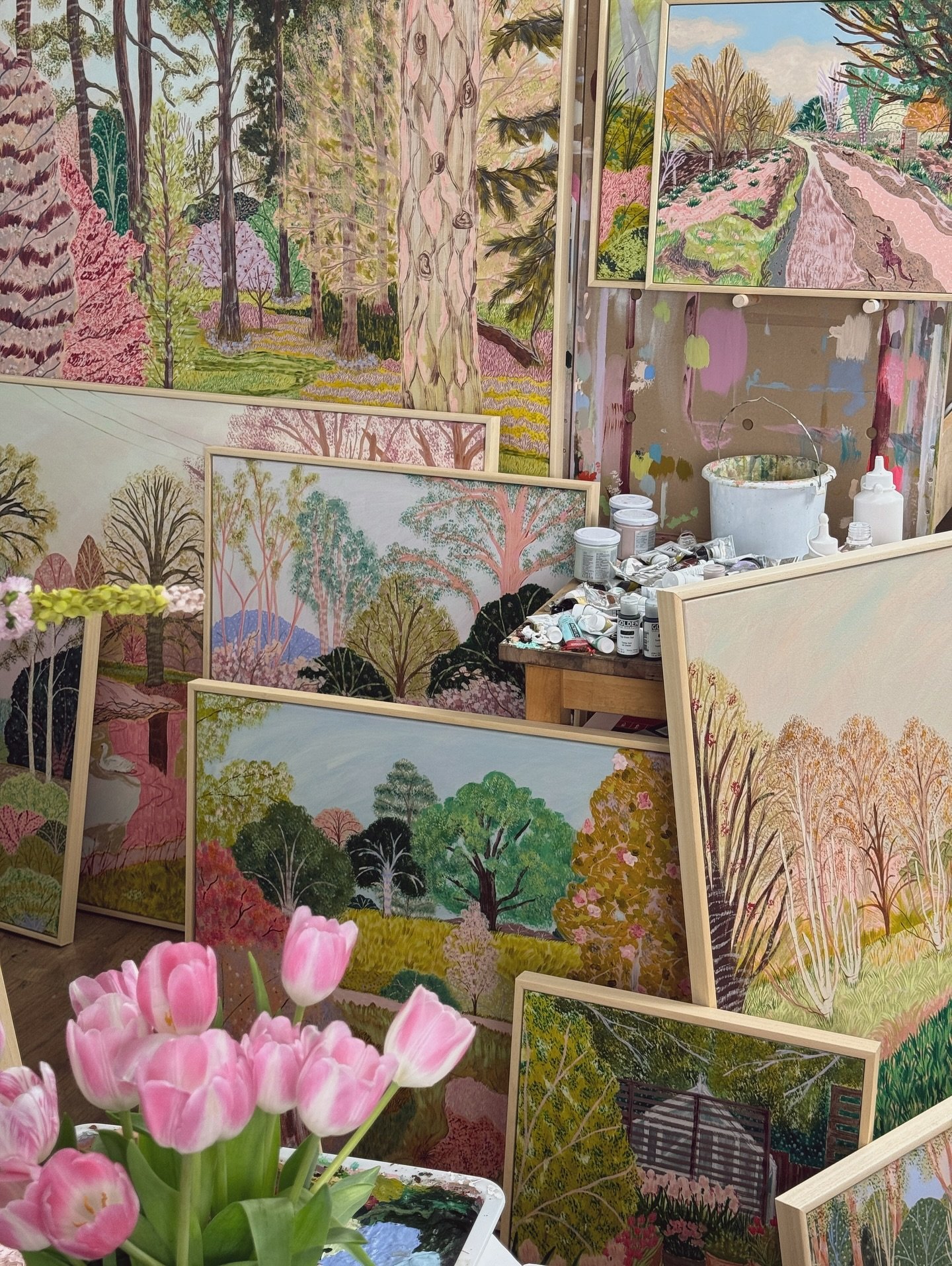 &lsquo;These Gentle Lands&rsquo; opening reception is TONIGHT 6-7.30pm @cca_gallery ~ Would love to see you there! It&rsquo;s set to be a lovely one 🌷🍃

#artcollector #contemporarypainting #cambridgeart #landscapepainting #inspiredbynature #contemp