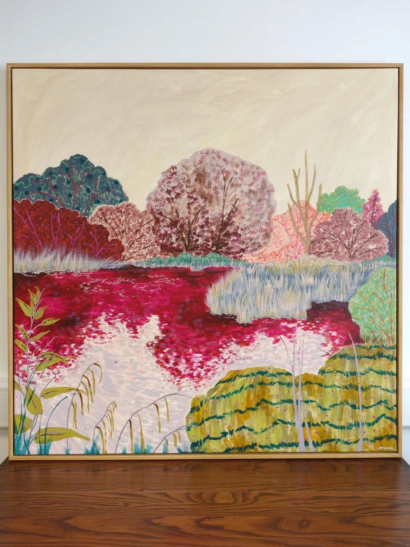 There&rsquo;s a circular walk from my house, which has the most spectacular stretch along the riverbank. It&rsquo;s always humming with life and surprises, a real feast for your senses. I could paint it over and over again using all the colours that 