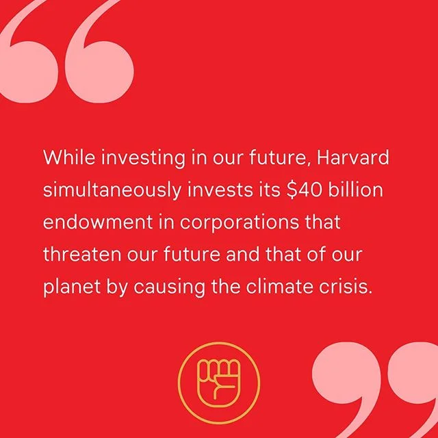 From Divest Harvard&rsquo;s and Extinction Rebellion&rsquo;s Harvard Oil Entanglements.
&bull;
&bull;
&bull;
#extinctionrebellion&nbsp;#divestharvard&nbsp;#environmentalactivism&nbsp;#sustainability&nbsp;#greennewdeal&nbsp;#fortheplanet&nbsp;#climate