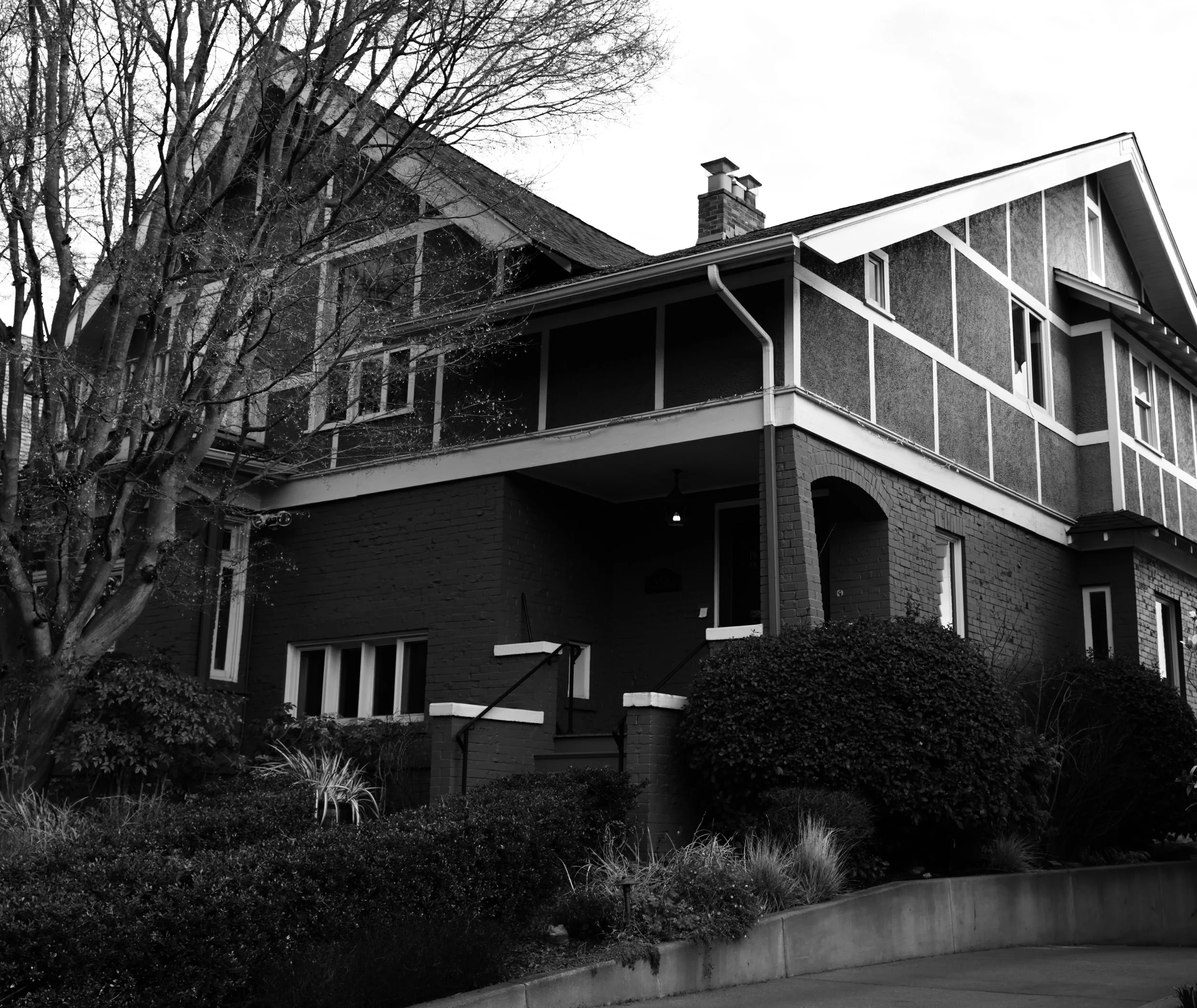  There were strange noises coming from this house. I thought perhaps a cat was being strangled. 