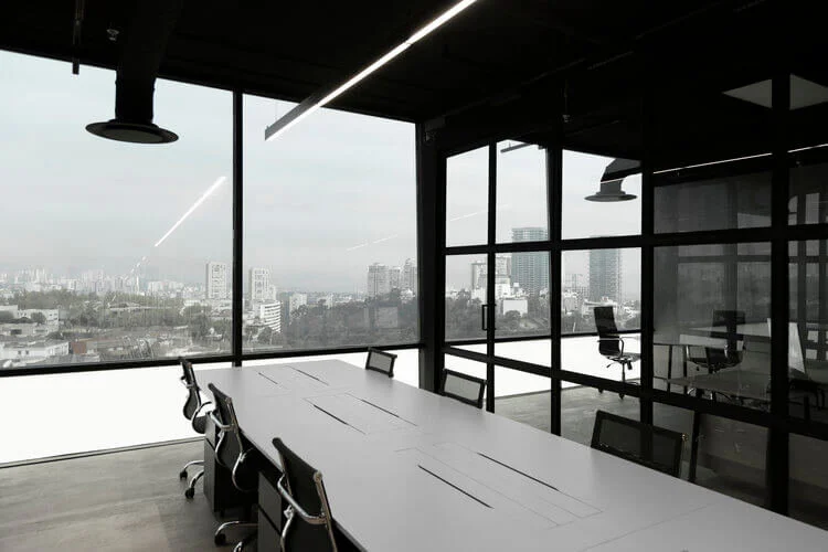 Proyecto de arquitectura de interiores en Oficinas Doble Altura en Lomas de Chapultepec