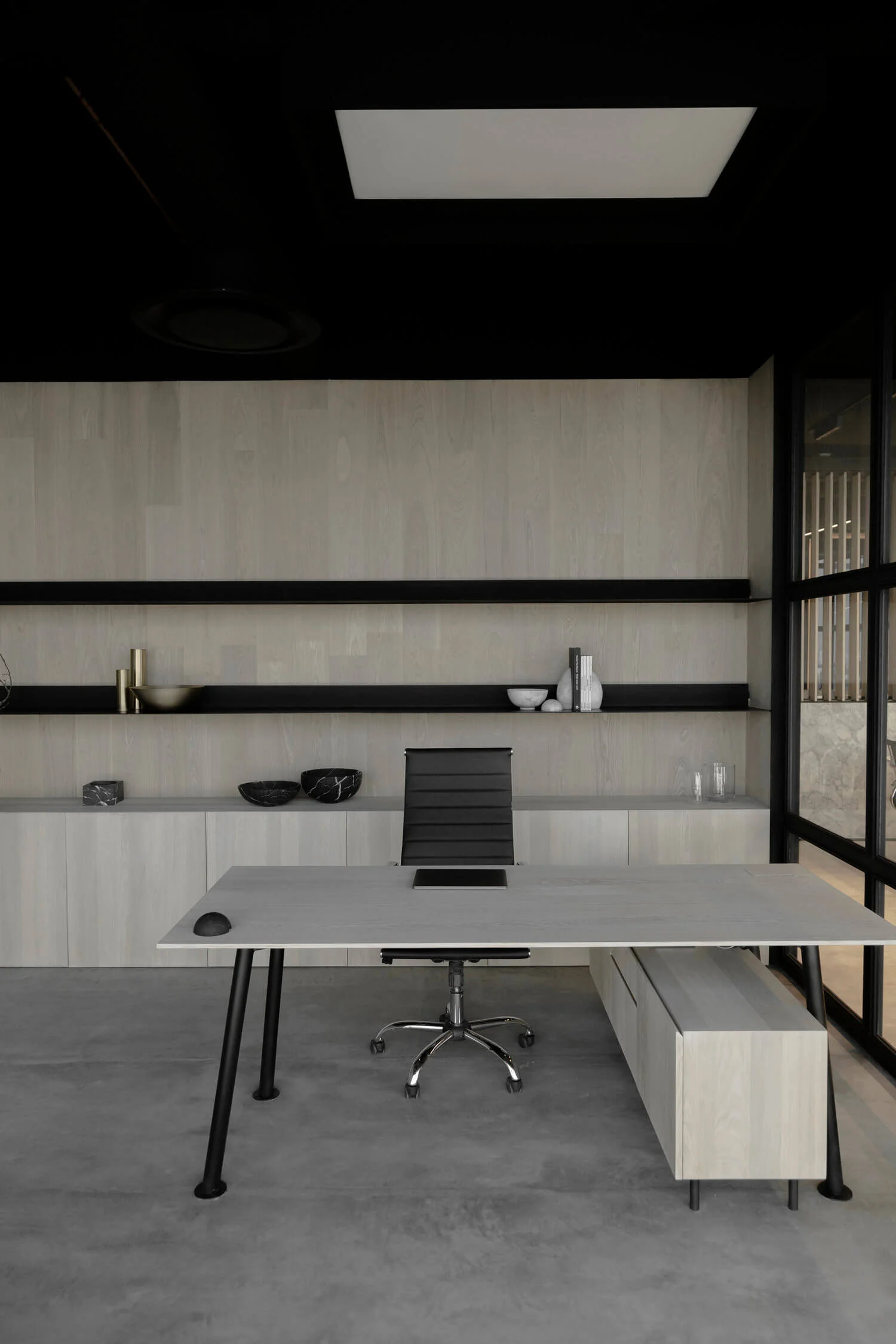 Proyecto de arquitectura de interiores en Oficinas Doble Altura en Lomas de Chapultepec