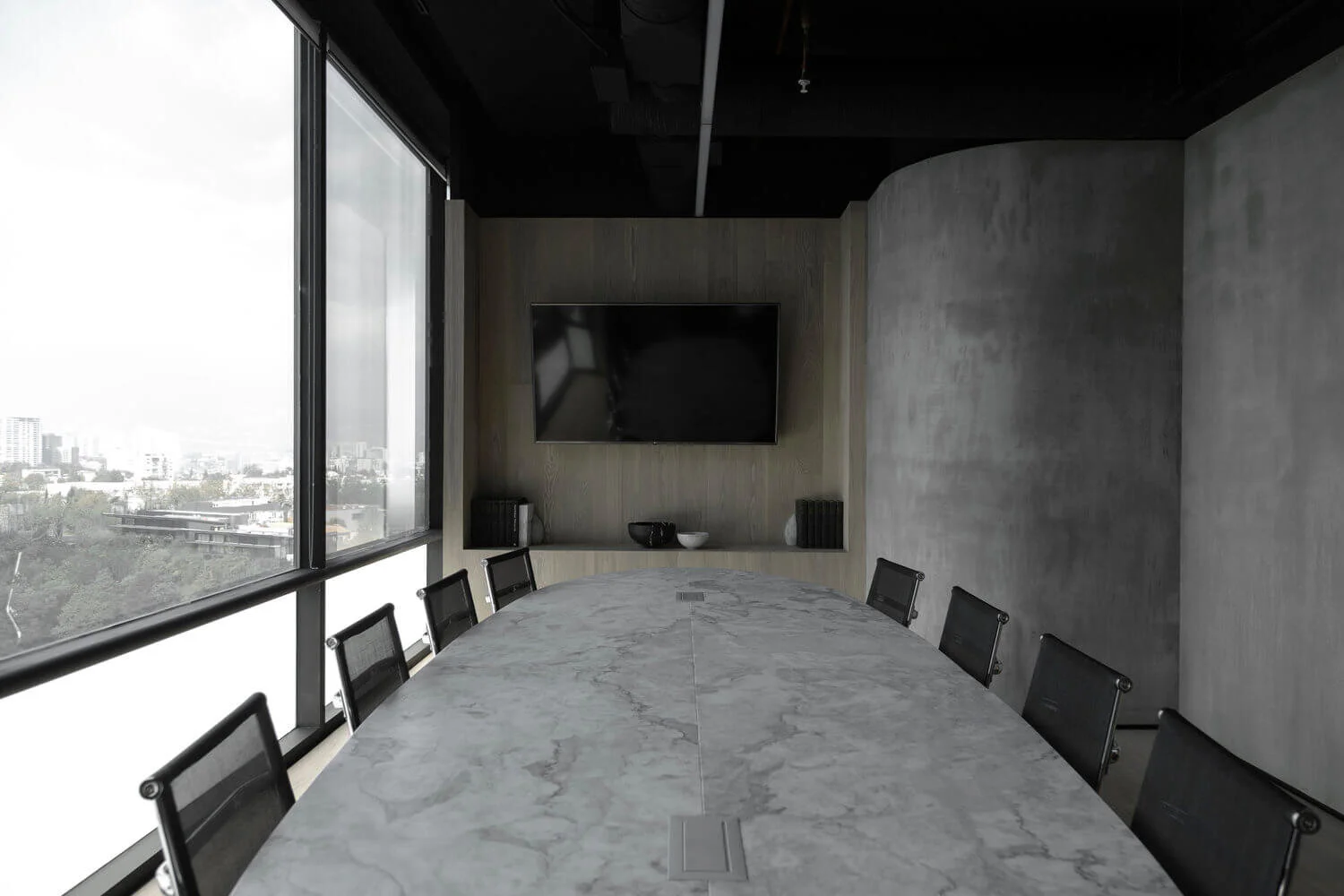 Proyecto de arquitectura de interiores en Oficinas Doble Altura en Lomas de Chapultepec