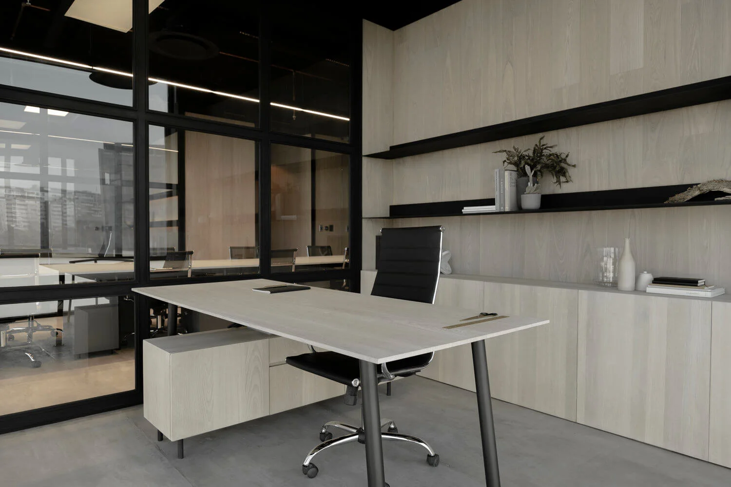 Proyecto de arquitectura de interiores en Oficinas Doble Altura en Lomas de Chapultepec