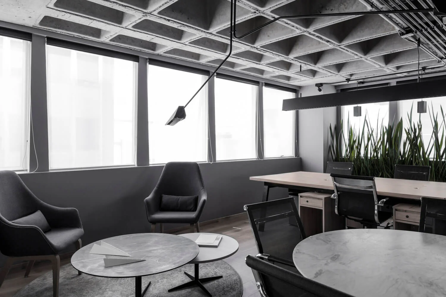 Proyecto de arquitectura de interiores en Oficinas Palmas en Lomas de Chapultepec