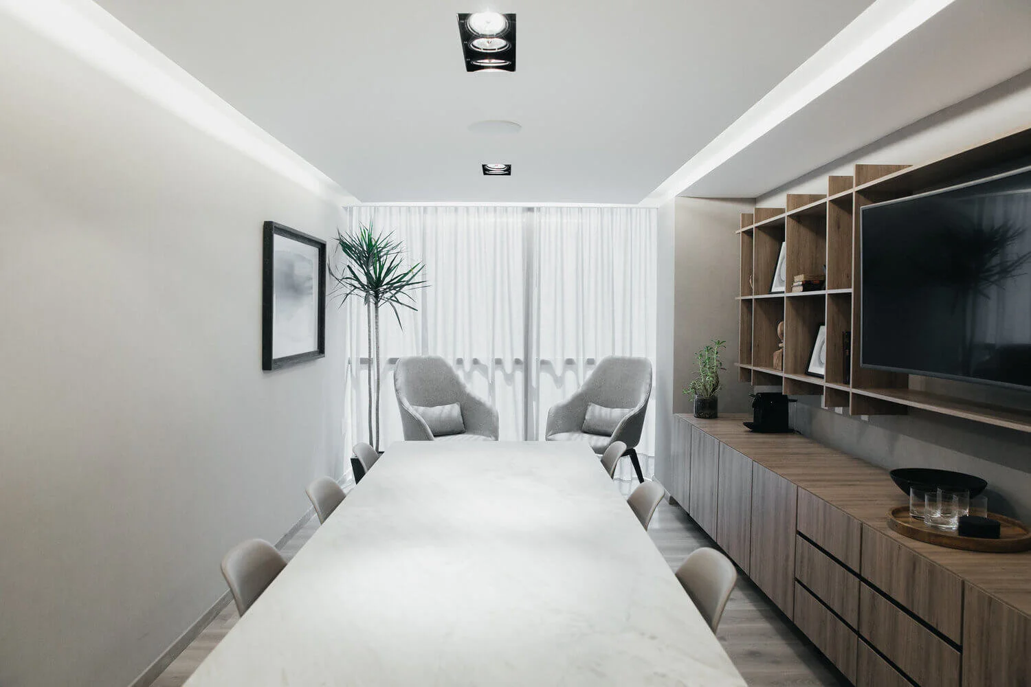 Proyecto de arquitectura de interiores en Oficinas Ciruelos en Bosques de las Lomas