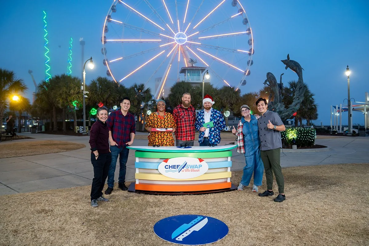 “Chef Swap at the Beach” Christmas Special Brings  Myrtle Beach’s Food Scene to Cooking Channel Dec. 20