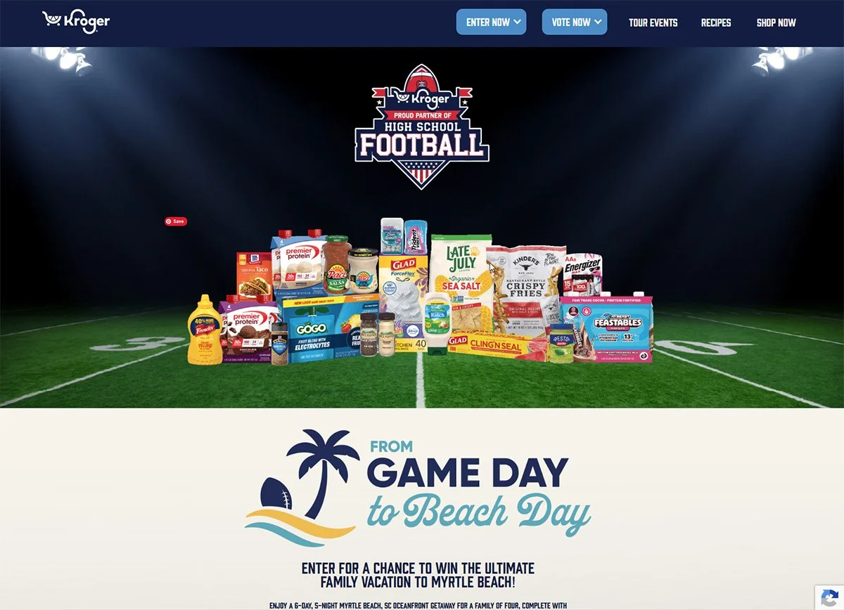 Visit Myrtle Beach Kicks Off Partnership with Kroger's High School Football Program
