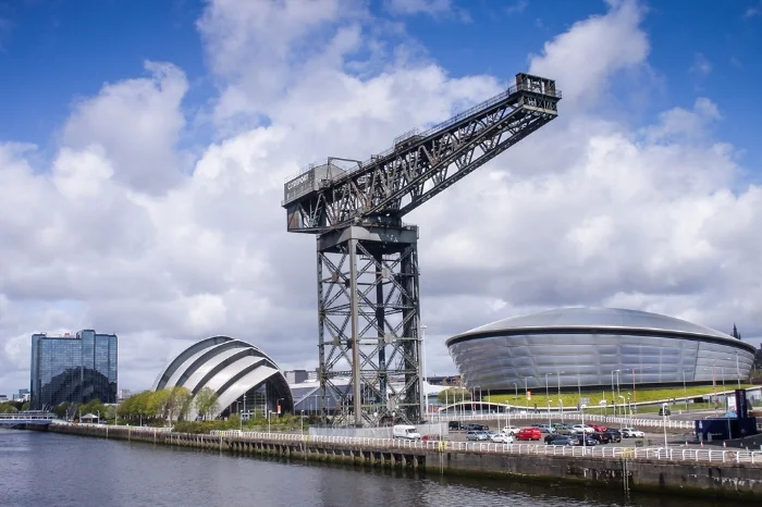 La moderna ciudad de Glasgow. Foto de Visit Scotland.