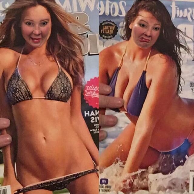 Remember that time I graced the cover of not one, but TWO @si_swimsuit covers? Time to start working on that summer body again. 😂 #sportsillustrated