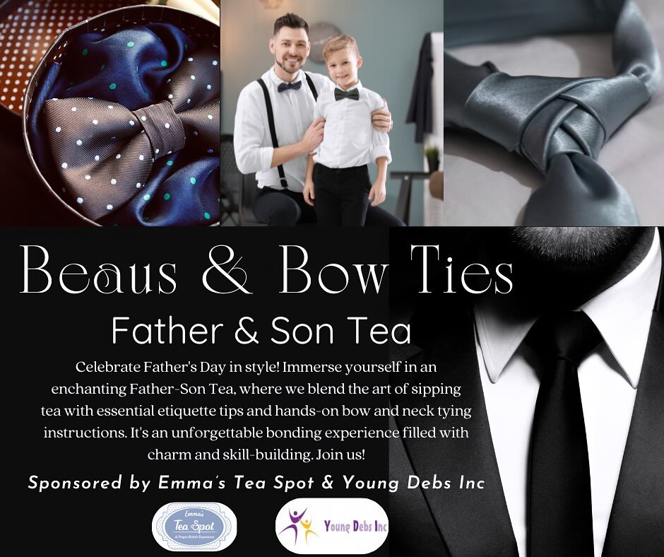 A sneak peek at a beautiful new collaboration for the boys!

A bonding experience for a father/figure and son or young charge.

This event blends introductory etiquette with an instructional Knot Tie session, where gentlemen can learn to tie various 