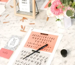 Beginner Calligraphy with Sip & Script — Emma's Tea Spot