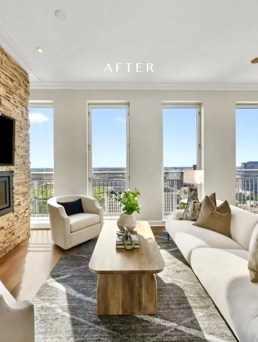 1 day. Our stagings quickly update an outdated home in just one day. After a consultation, we can show you a proposal that will take your property from what it is, to what it should be, in order to achieve the highest return. We understand value and 