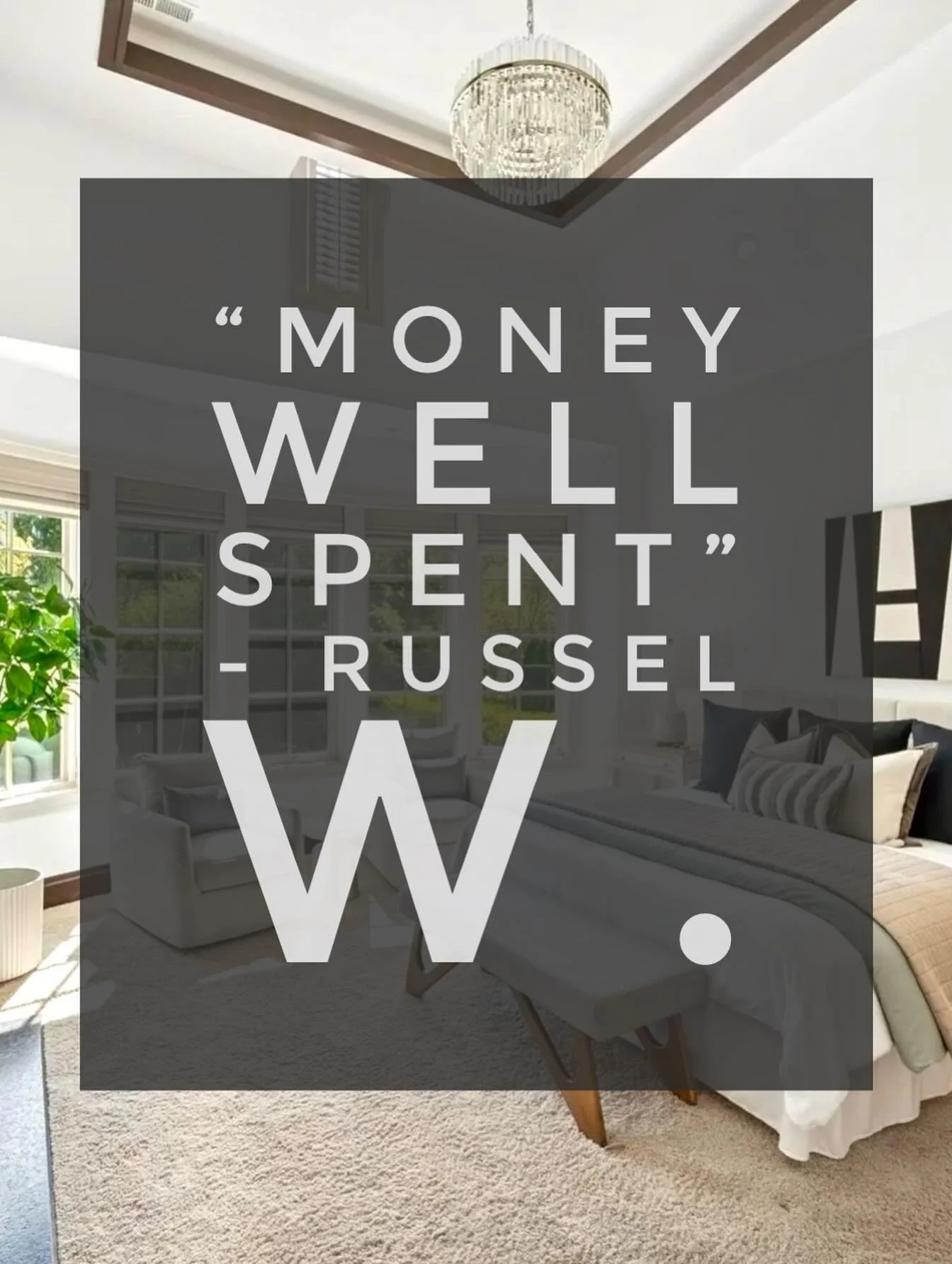 ROI = Return on investment. Would you invest in staging to sell your greatest asset? 

&ldquo;Yes for sure! Great job by both my broker team and PS. Thank you! Money well spent.&rdquo; - Russell W.

This smart client chose us to stage his Glencoe hom
