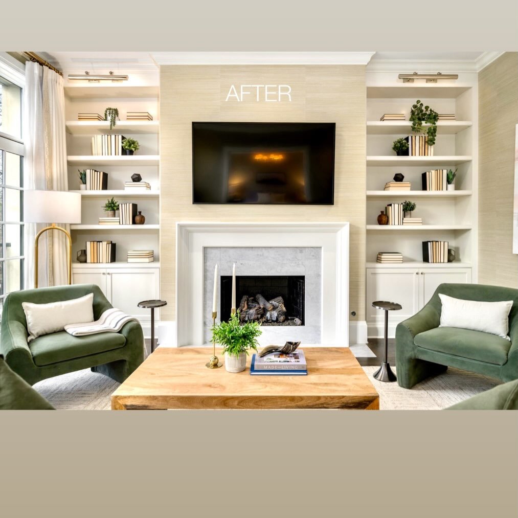 If you&rsquo;re looking for a touch of green out there, Chicago, check out this amazing condo at 1919 N. Sheffield #2. We transformed this home when we staged it, giving it life and love 💚 
#stagedbypslehman #livingroomstaging #luxuryhomestaging