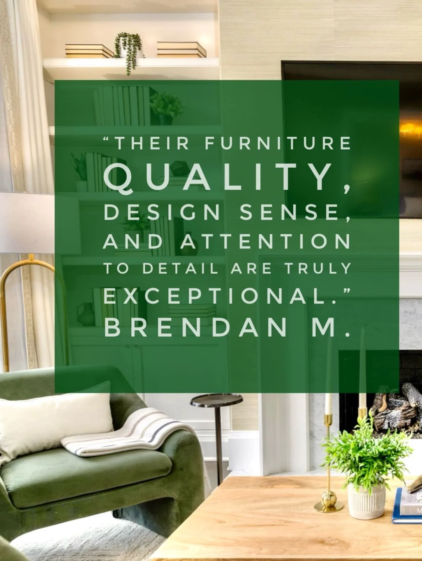 ☘️How lucky are we to have received the following review from agent Brendan Murphy this week!☘️💚

&ldquo;PS Lehman is, without question, one of the best staging companies in the Chicagoland area. Their furniture quality, design sense, and attention 