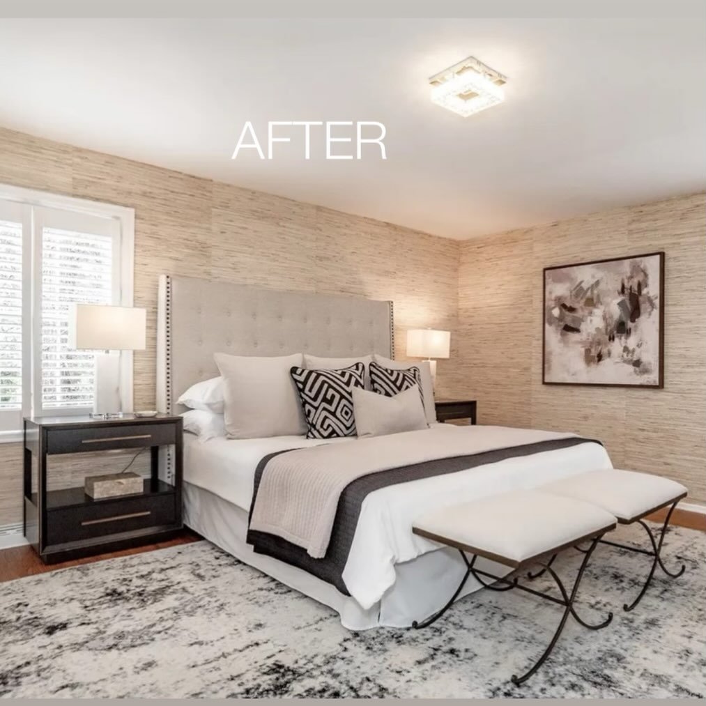 Major transformations lead to SALES! We&rsquo;re sharing these dramatic before and after photos of 5524 Woodland Drive that went under contract in one week after we staged it! 😊 Thank you, Jamie Hogan, for trusting us to create a &ldquo;home&rdquo; 