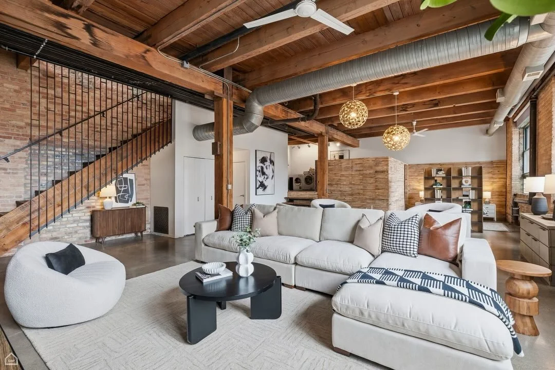 Agent Sophia Klopas asked us to stage this incredible new listing - &ldquo;If you&rsquo;ve been searching for a genuine brick &amp; timber loft - not a conversion, not an imitation - your search ends here. Think wide open spaces, versatile living !&r