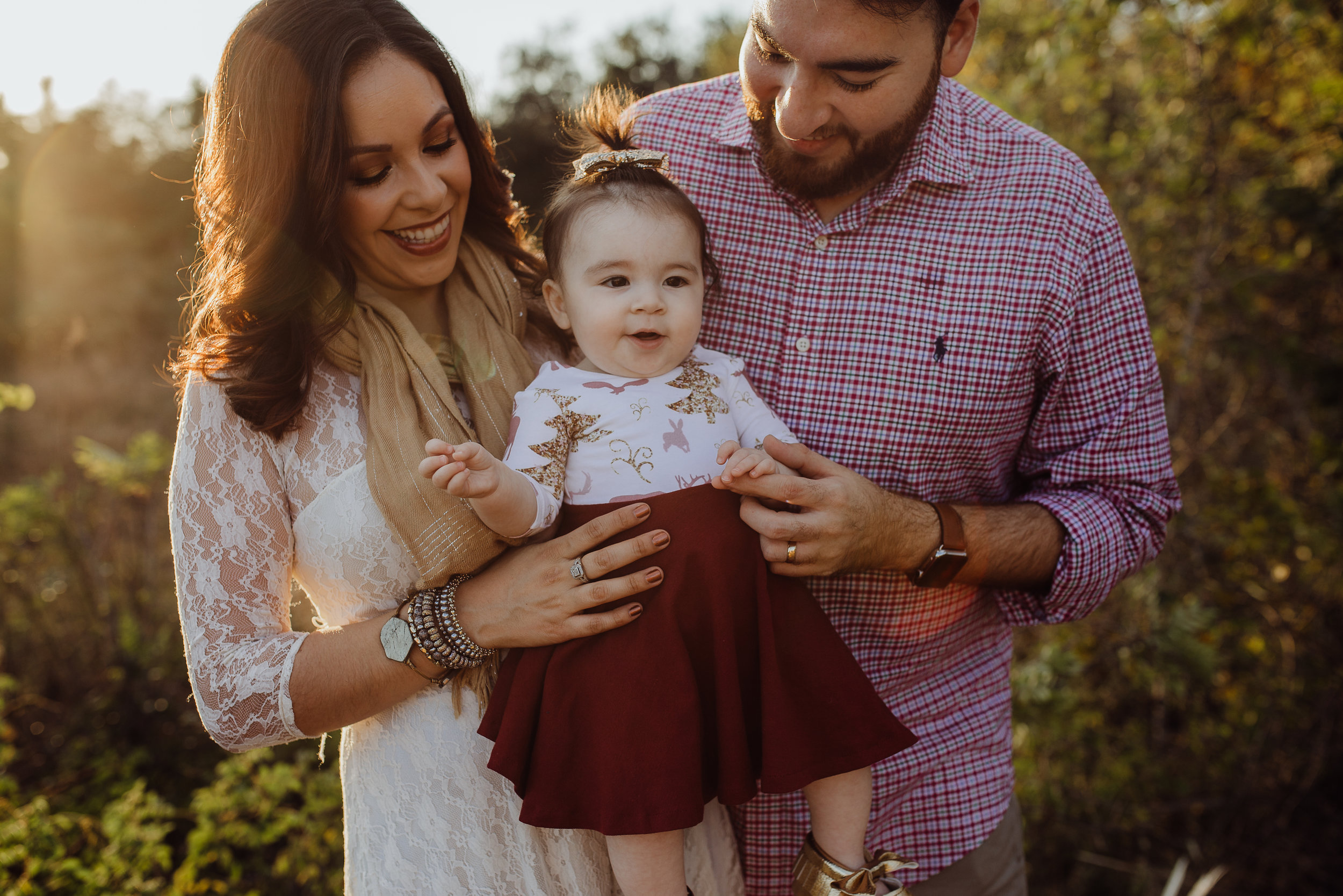 Debary Family Photographer with fall field pictures