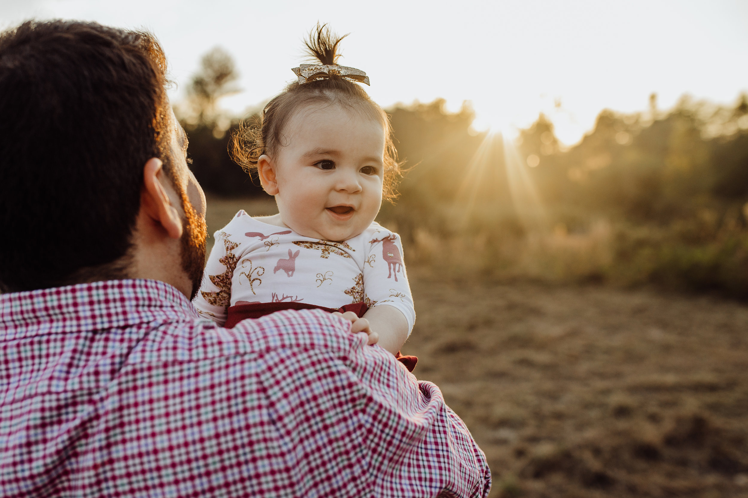 Debary Family Photographer with fall field pictures