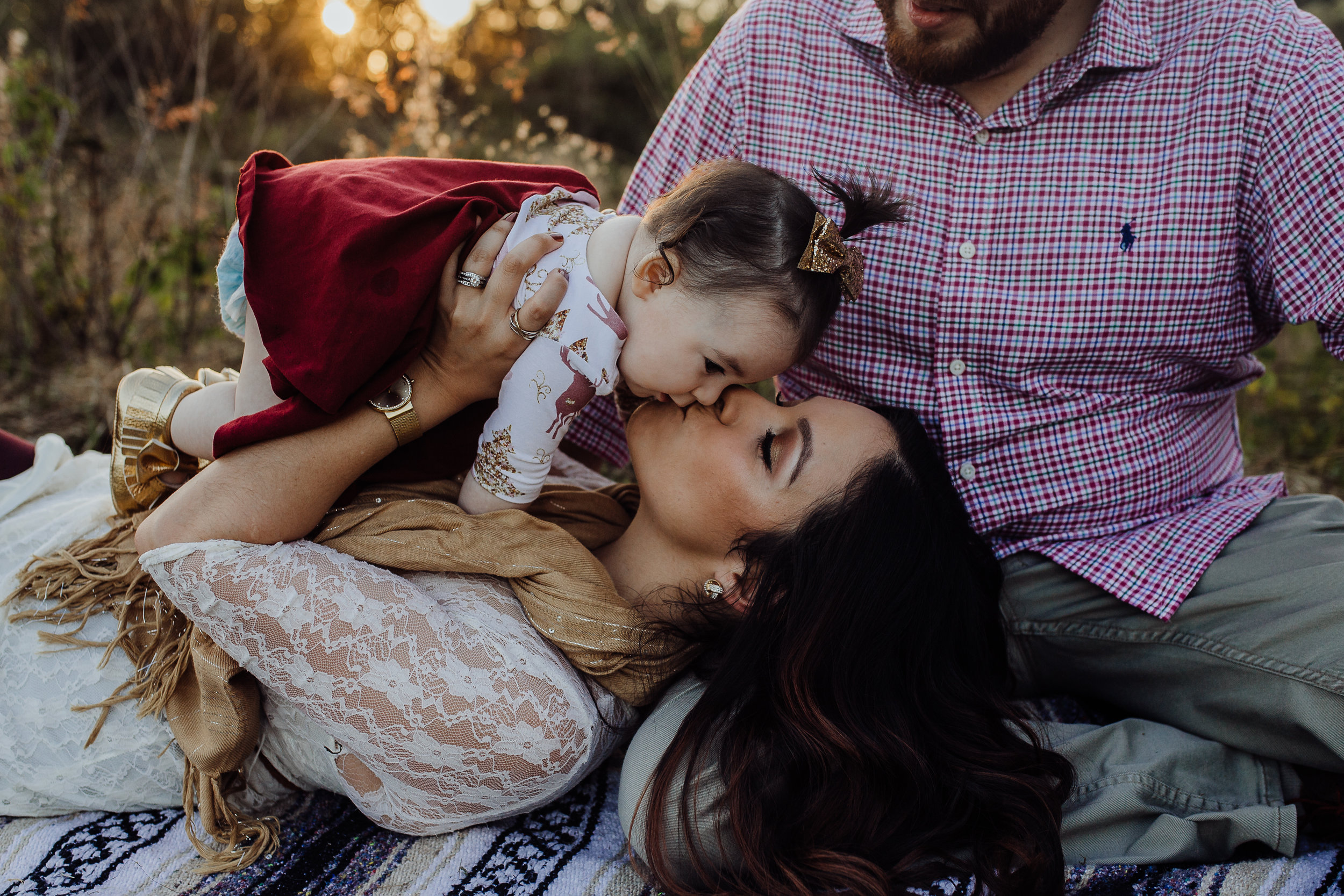 Debary Family Photographer with fall field pictures