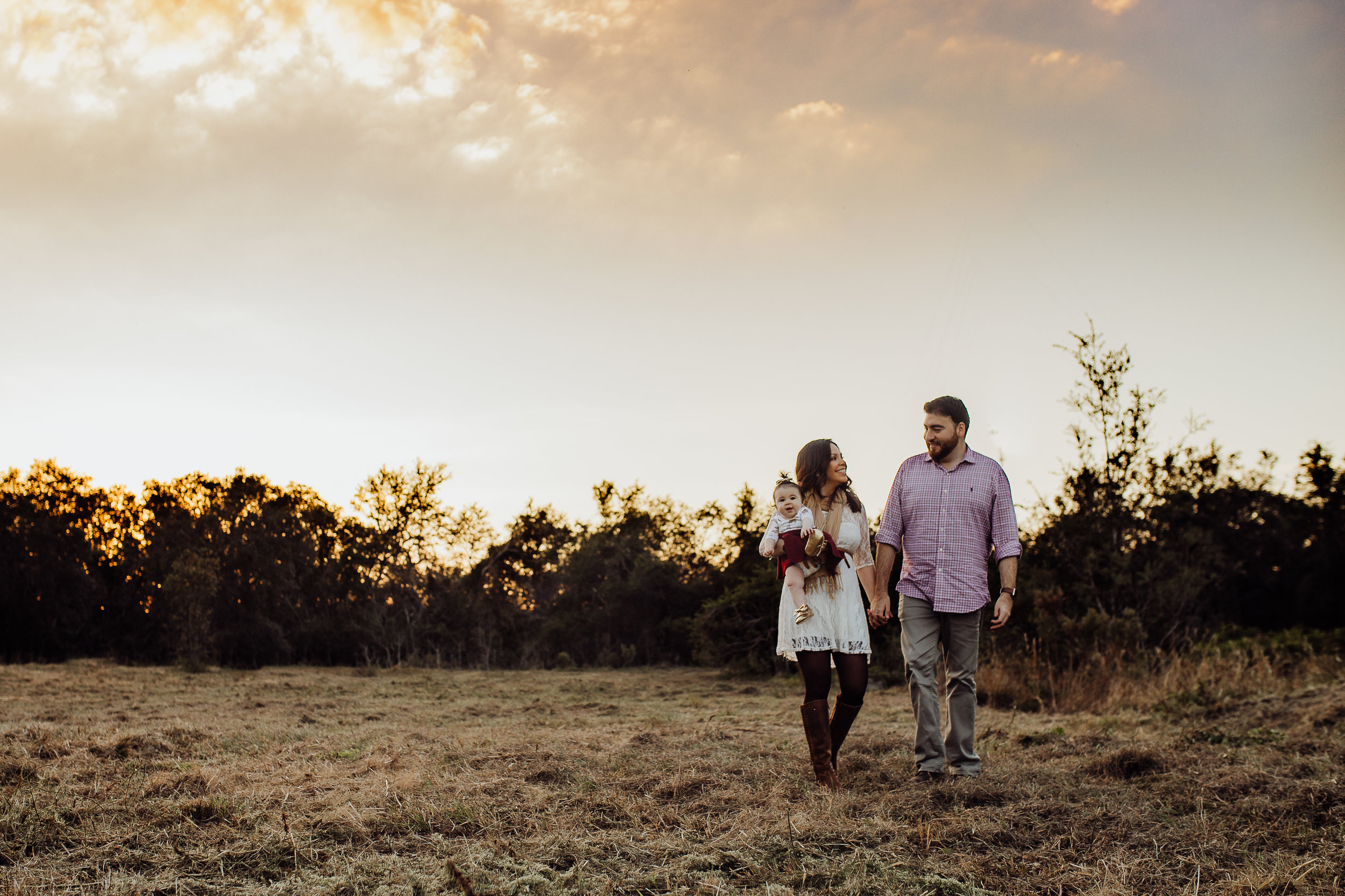 Debary Family Photographer with fall field pictures