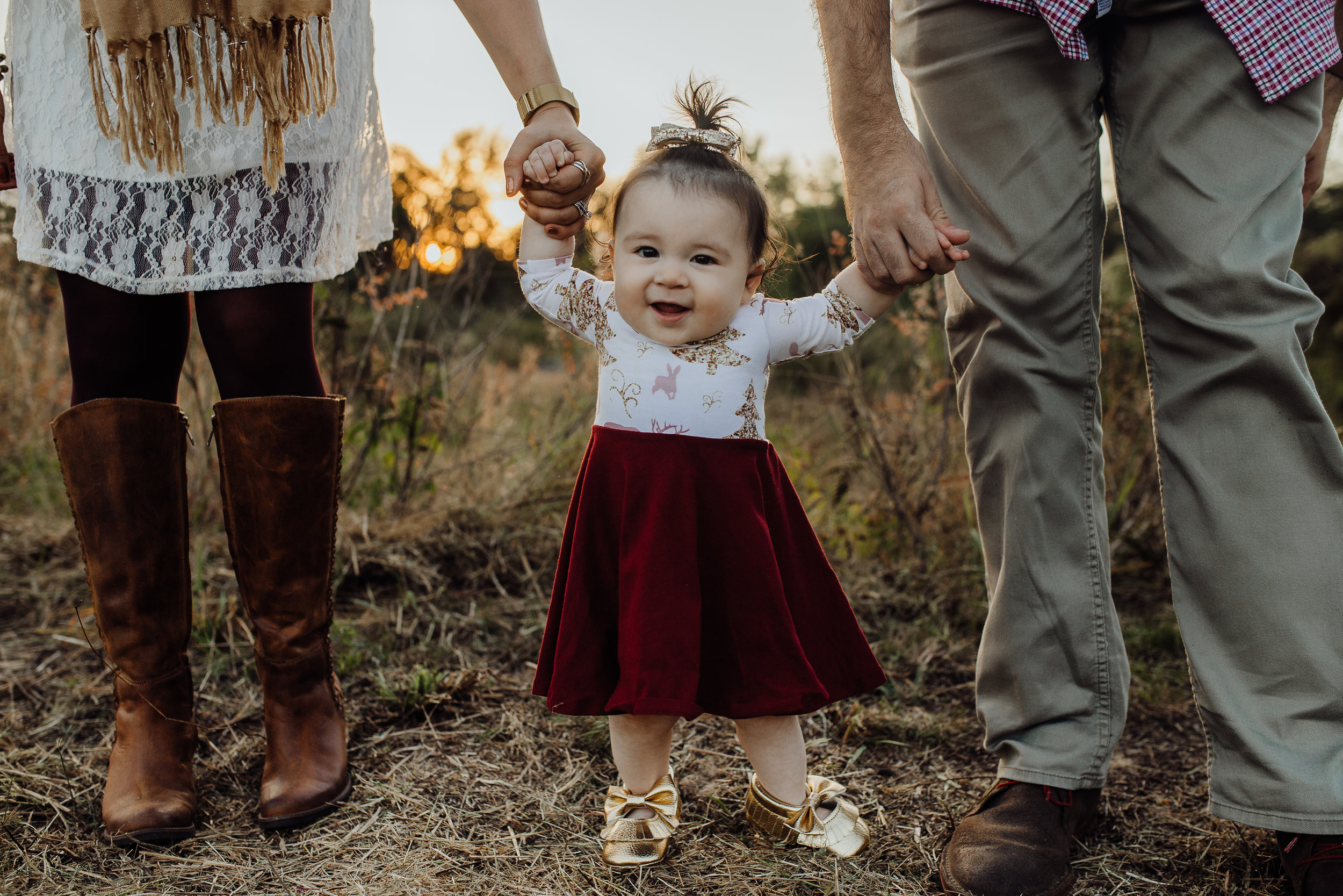 Debary Family Photographer with fall field pictures