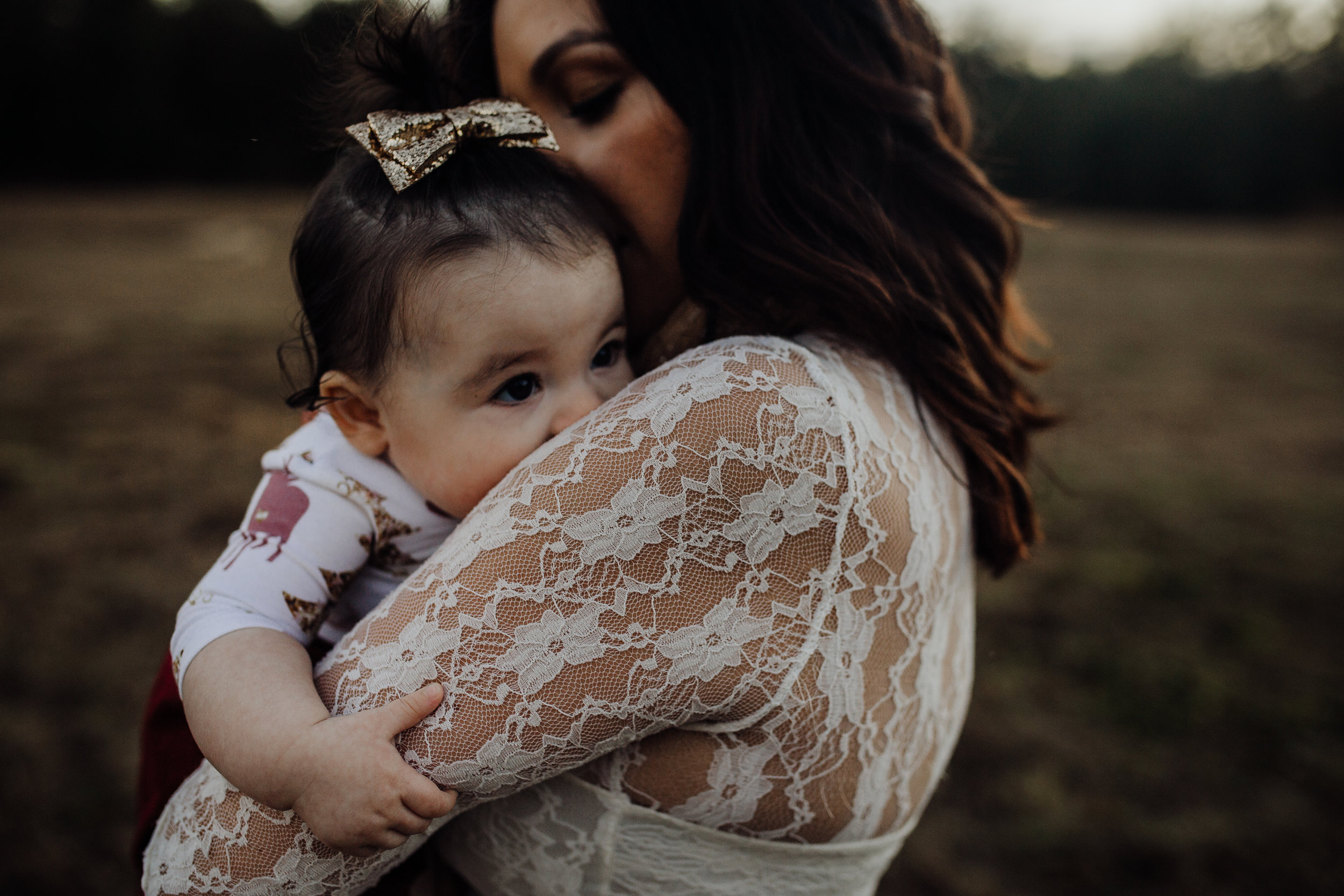 Debary Family Photographer with fall field pictures