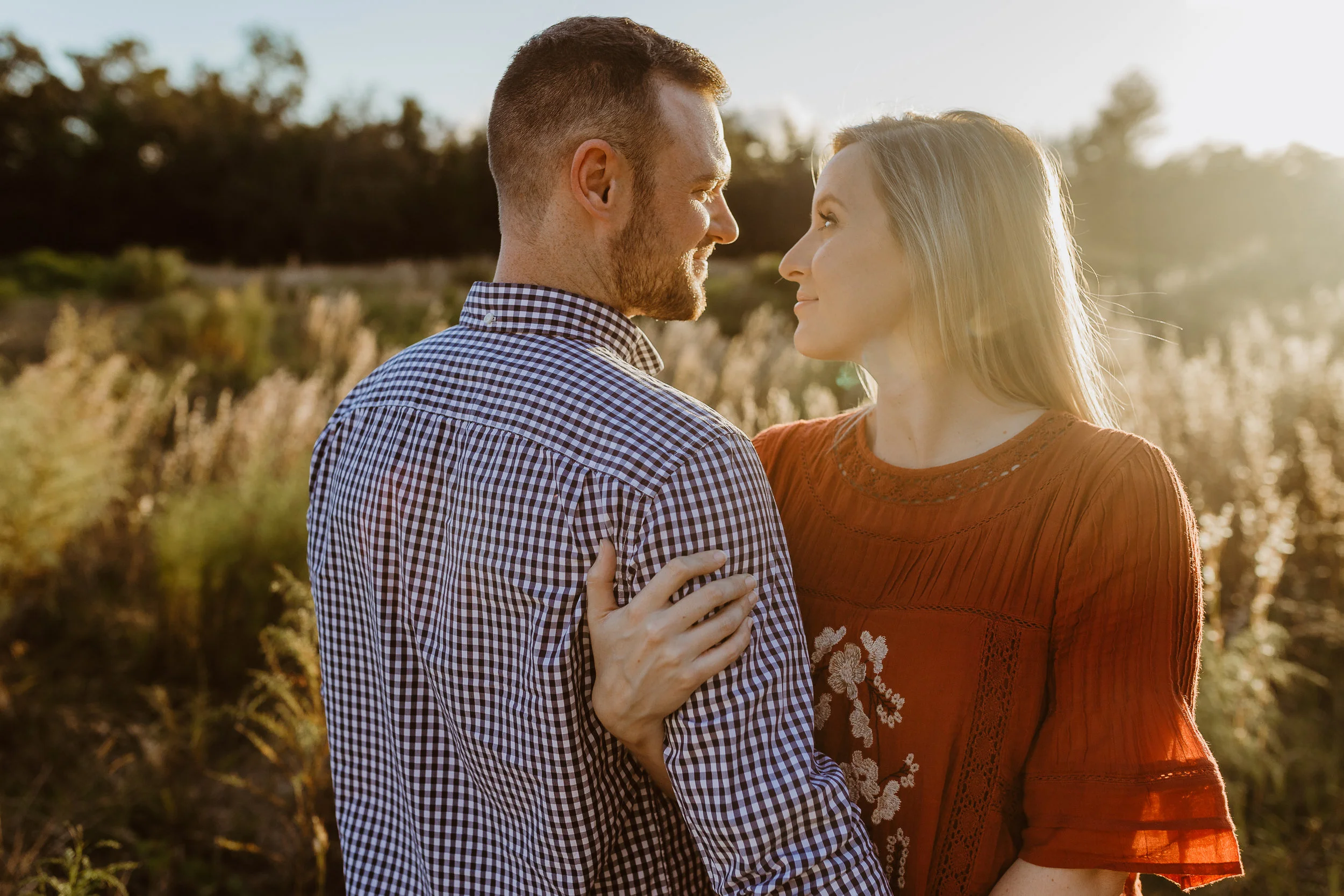 Debary, Deland, Dayton Beach, Lake Mary, Orlando Maternity photographer shot in a field with Free People dress