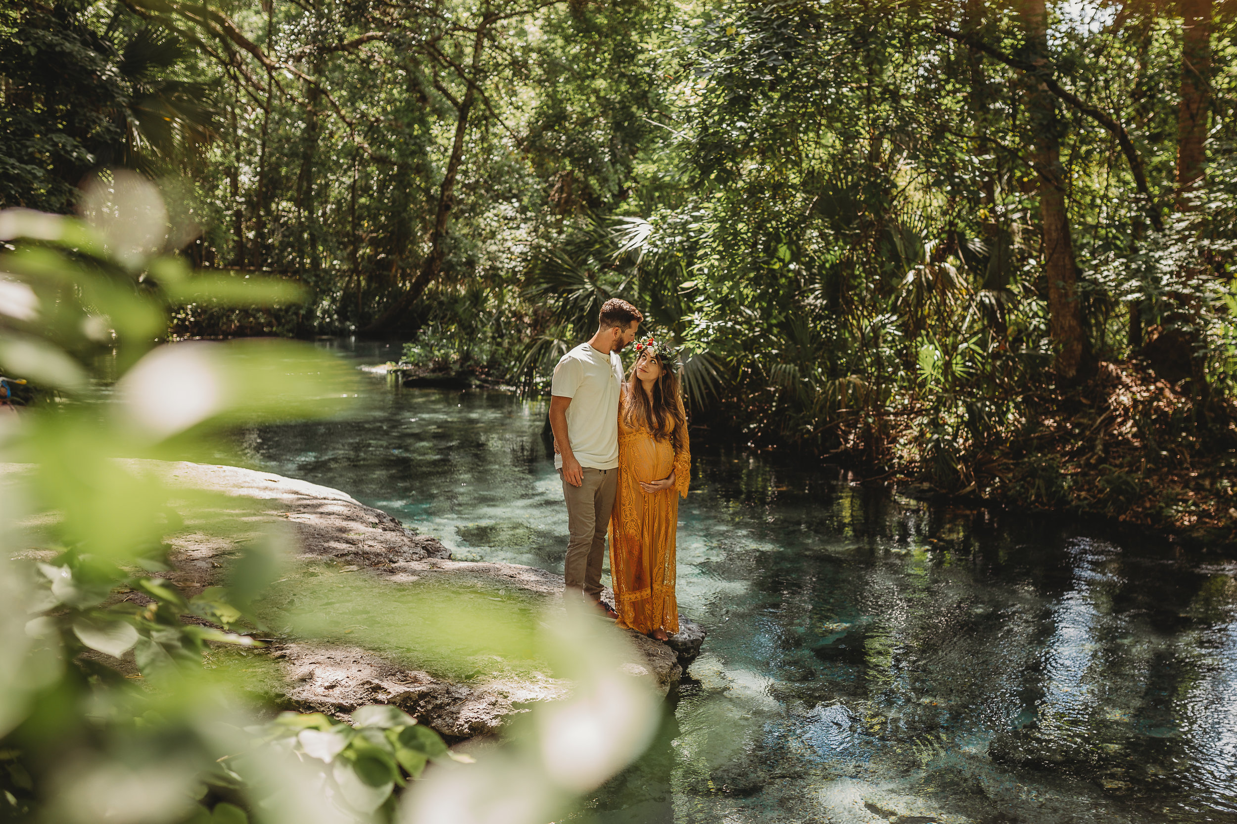 Kelly Springs boho maternity session from S&amp;G Photography Central Florida photographer