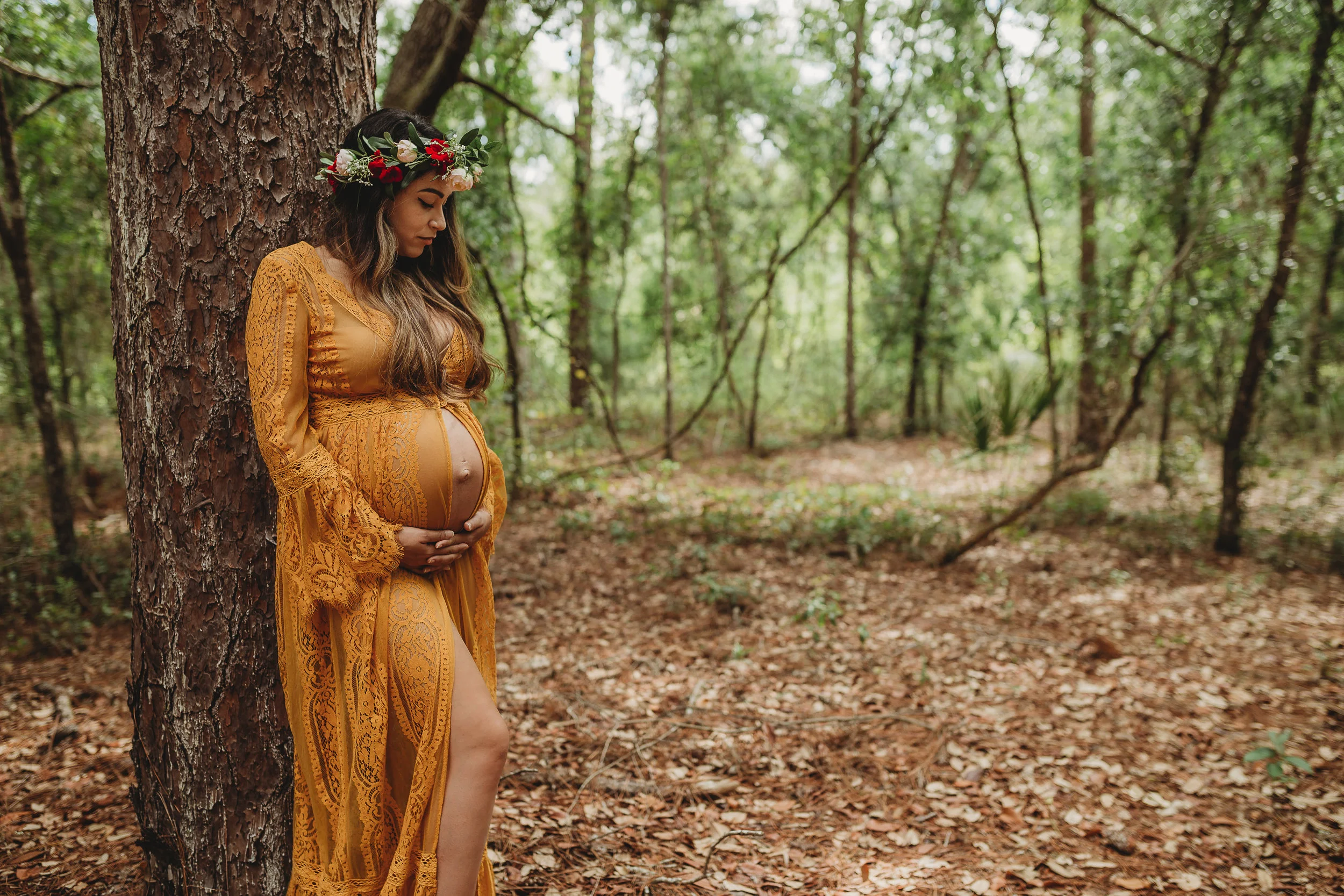 Kelly Springs boho maternity session from S&G Photography Central Florida photographer
